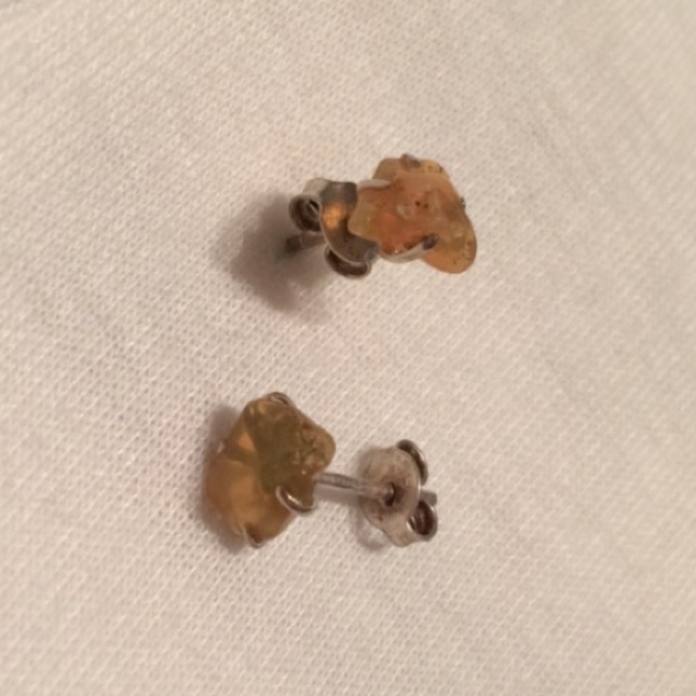 NWOT opal earrings